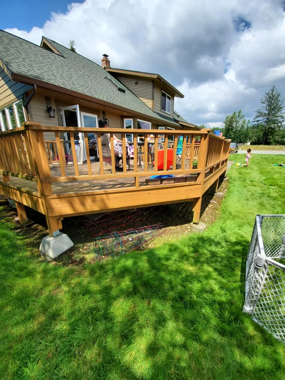 Cedar Deck before