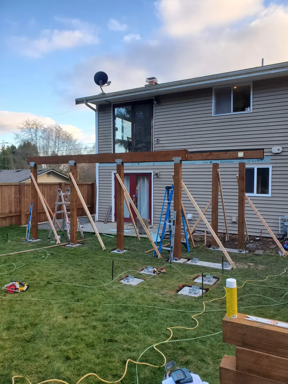 Footings and framing