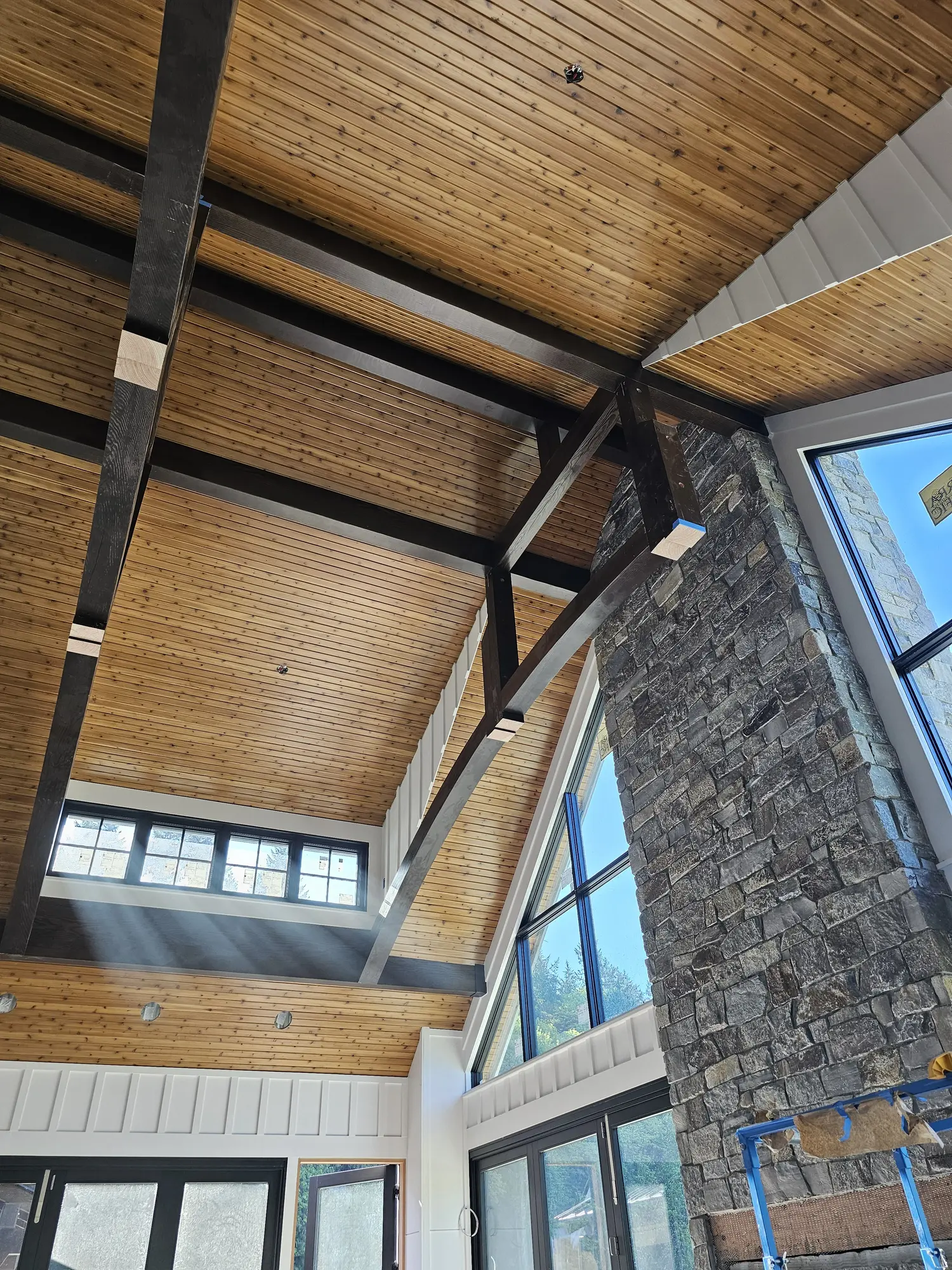 Custom Timber-Frame Home before