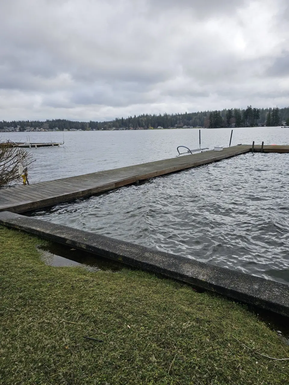 Custom Lake Dock before
